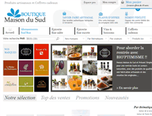 Tablet Screenshot of maisondusud.com